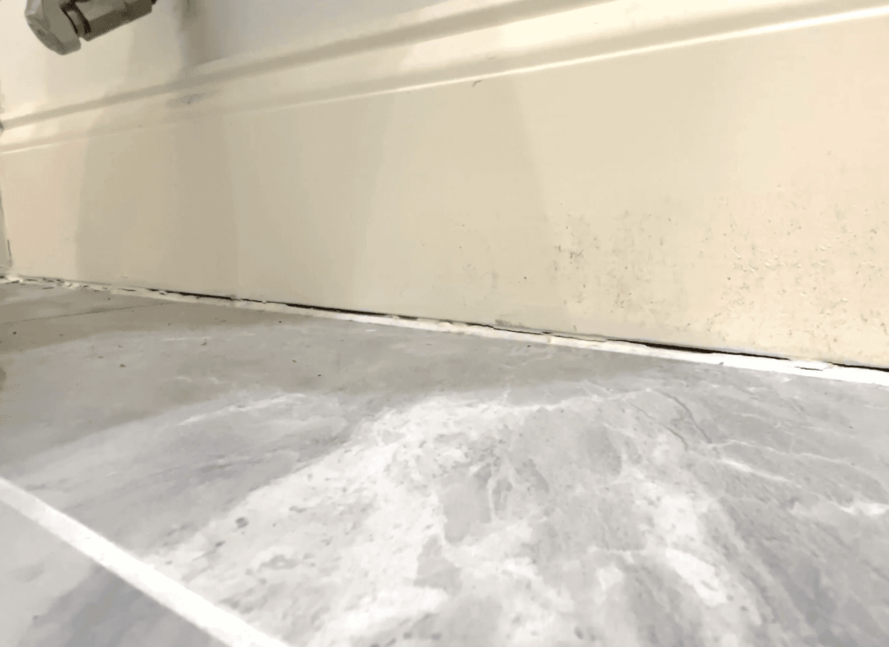 Sunken wall lift — after